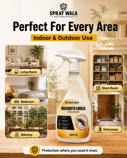 Mosquito Shield Spray 500ml – Long-Lasting Protection Formula | SPRAYWALA