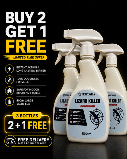 Lizard Killer Spray 500ml – Odorless, Fast-Acting Formula | SPRAYWALA