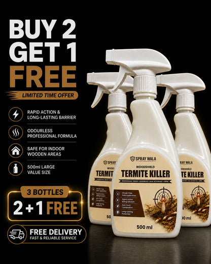 Woodshield Termite Killer Spray 500ml – Powerful Protection Formula | SPRAYWALA