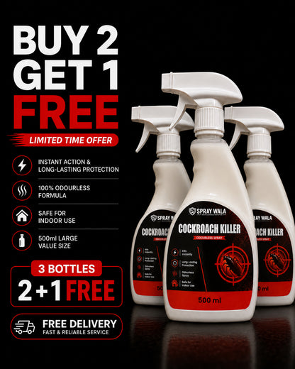 Cockroach Killer Spray 500ml – Fast-Acting Formula | SPRAYWALA