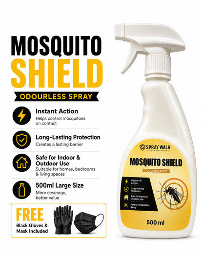 Mosquito Shield Spray 500ml – Long-Lasting Protection Formula | SPRAYWALA